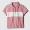 Kids Pique Cropped Polo Shirt Kids Pique Cropped Polo Shirt