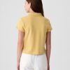 Kids Pique Cropped Polo Shirt Kids Pique Cropped Polo Shirt