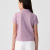 Kids Pique Cropped Polo Shirt Kids Pique Cropped Polo Shirt