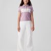 Kids Pique Cropped Polo Shirt Kids Pique Cropped Polo Shirt