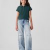 Kids Pique Cropped Polo Shirt Kids Pique Cropped Polo Shirt
