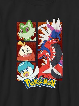 Kids Pokémon Gen 9 Starters Grafisk T-shirt