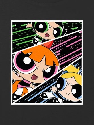 Kids Power Puff Girls Grafisk Boxy Crop Tee