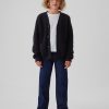 Kids Relaxed Shaker-Stitch Cardigan