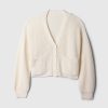 Kids Shaker-Stitch Cropped Cardigan
