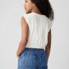 Kids Smocked Cropped Muscle Linne Kids Smocked Cropped Muscle Linne