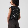 Kids Smocked Cropped Muscle Linne Kids Smocked Cropped Muscle Linne