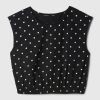 Kids Smocked Cropped Muscle Linne Kids Smocked Cropped Muscle Linne
