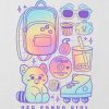 Kids Turning Red Panda Girl Grafisk Boxy Crop Tee