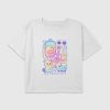 Kids Turning Red Panda Girl Grafisk Boxy Crop Tee