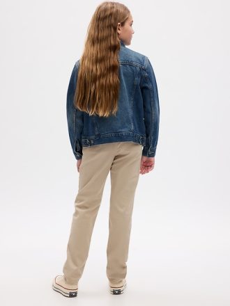 Kids Uniform Skinny Khakis med Gap Shield