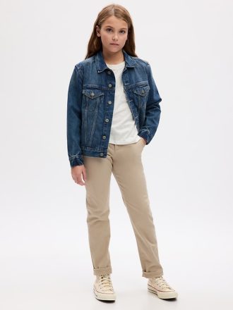 Kids Uniform Skinny Khakis med Gap Shield