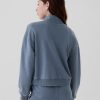 Kids Vintage Mjuk Half Zip Cropped Pullover