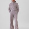Kids Vintage Mjuk Half Zip Cropped Pullover