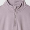 Kids Vintage Mjuk Half Zip Cropped Pullover