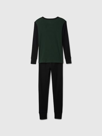 Kids Wicked Organic Borstad Bomull PJ Set