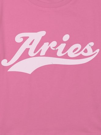 Kids Zodiac Aries Grafisk Boxy Crop Tee