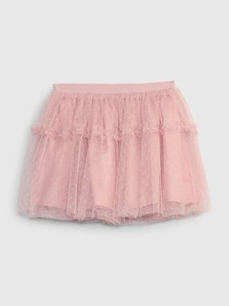 Kjol i tyll i skikt för baby och småbarn