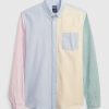 Klassisk Colorblock Oxford-skjorta i Standard Fit med In-Conversion Cotton