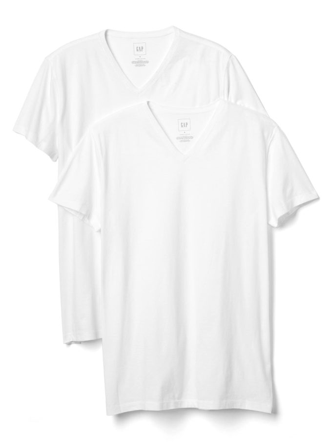 Klassisk V-T-shirt (2-pack)