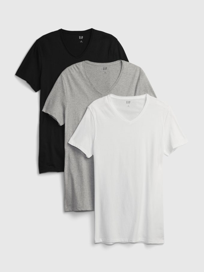 Klassisk V-T-shirt (2-pack)