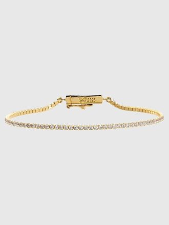 Klassiskt tunt tennisarmband