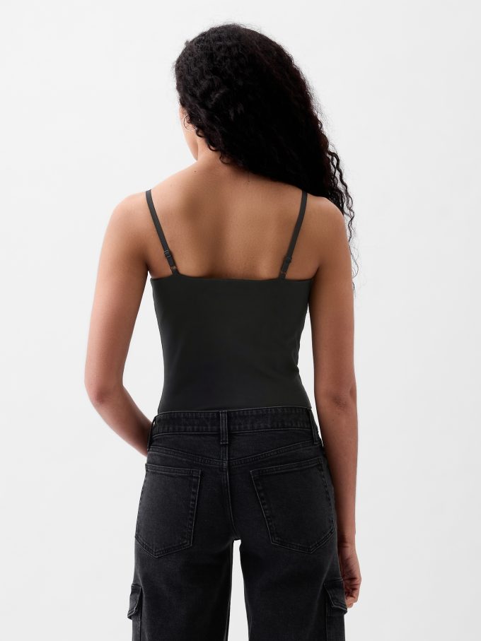 Kompakt Jersey Cami Bodysuit
