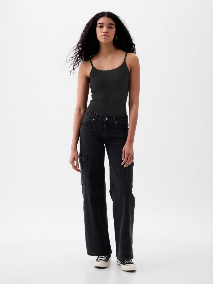 Kompakt Jersey Cami Bodysuit
