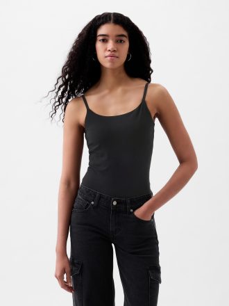 Kompakt Jersey Cami Bodysuit