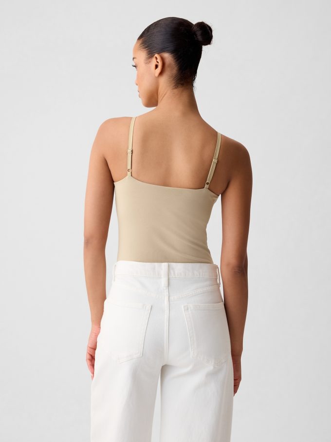 Kompakt Jersey Cami Bodysuit
