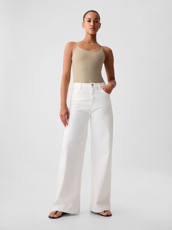 Kompakt Jersey Cami Bodysuit