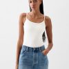 Kompakt Jersey Cami Bodysuit