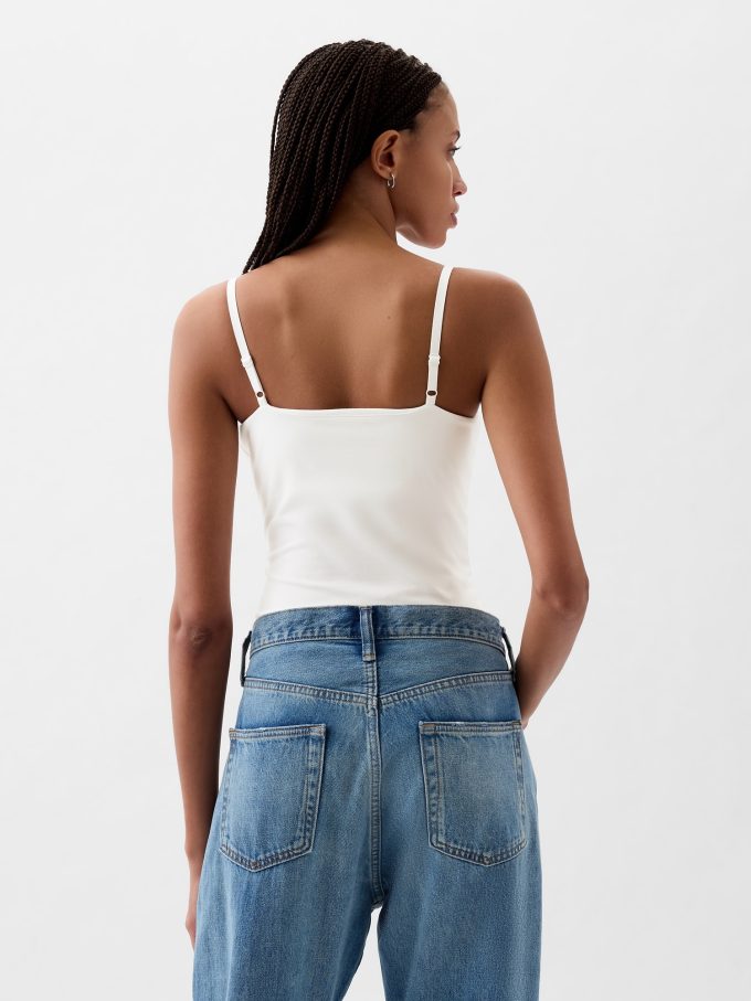 Kompakt Jersey Cami Bodysuit