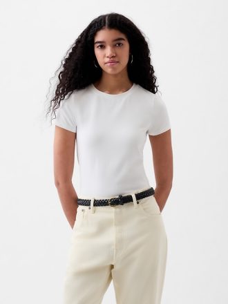 Kompakt Jersey T-Shirt Bodysuit