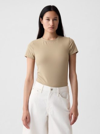 Kompakt Jersey T-Shirt Bodysuit