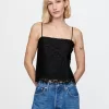 Lace Satin Shell Cami