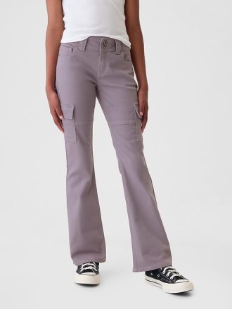 Lågväxt Cargo Boot Jeans för barn