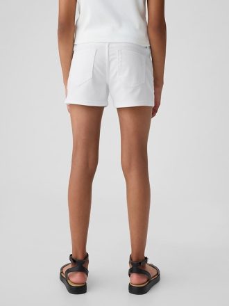 Lågväxt Y2K jeansshorts för barn