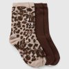 Leopard Crew Socks (2-pack)