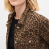 Leopard Denim Chore Jacka