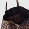 Leopard Vegan Mocka Tygväska
