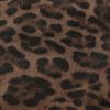Leopard minikjol i jeans