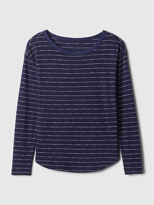 Linne-Blend Boatneck T-shirt Linne-Blend Boatneck T-shirt