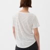 Linne-blandning T-shirt