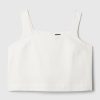 Linne-blandning knapp-rygg cropped linne Linne-blandning knapp-rygg cropped linne