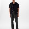 Linne-bomullsbyxor i Slim Fit