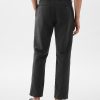 Linne-bomullsbyxor i Slim Fit
