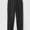 Linne-bomullsbyxor i Slim Fit