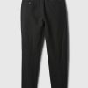 Linne-bomullsbyxor i Slim Fit