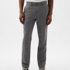Linne-bomullsbyxor i Slim Fit